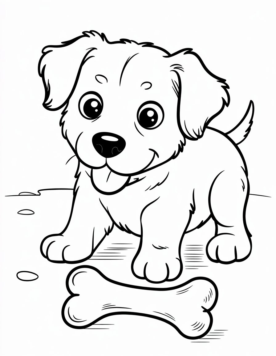 Puppy's First Bone